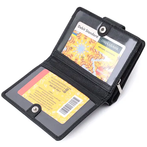 Жіночий шкіряний гаманець ST Leather 10х11.5х2.5 см acs0029427 - фото 9