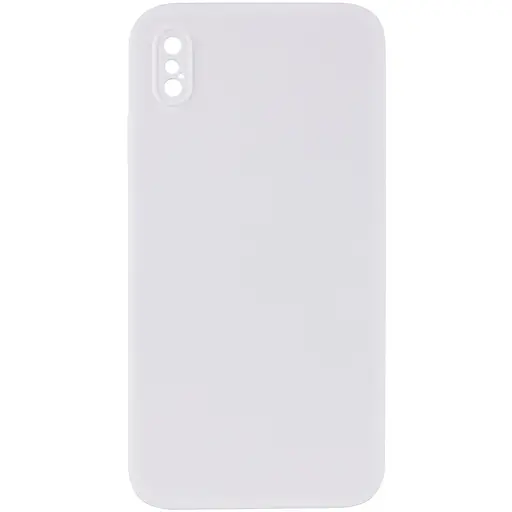 Чохол Epik Silicone Case Square Full Camera Protective AA No Logo для Apple iPhone XS Max 6.5 Білий/White