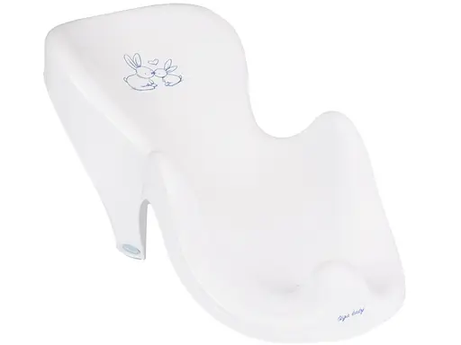 Гірка дитяча Tega Baby для купання антиковзка Bunny white - фото 1