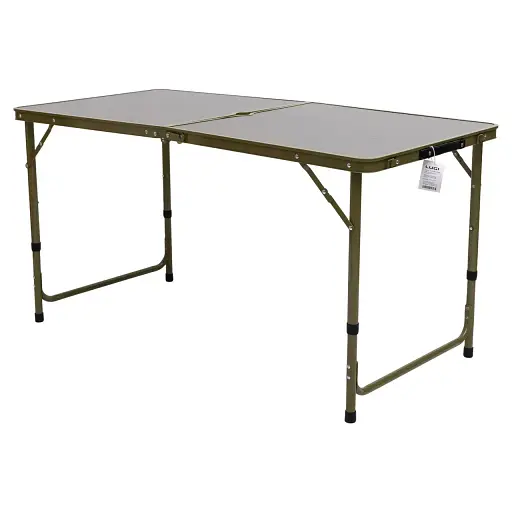Стол для пикника LUGI JY-12060GR раскладной со стульями 120х60х70/61/54 см хаки - фото 5
