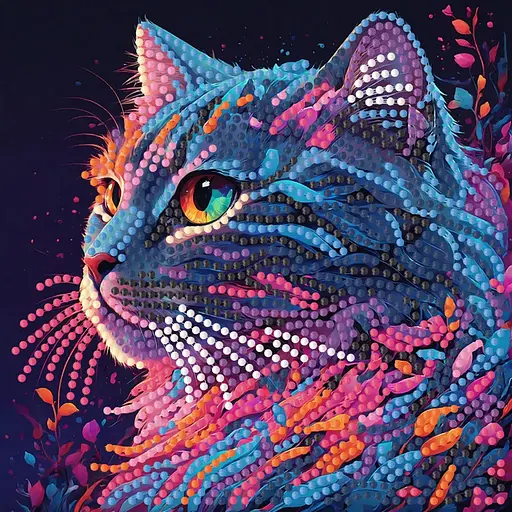 Алмазная мозаика Взрыв цветов ZAV1818-4, 18х18 см