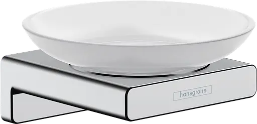 Мильниця підвісна Hansgrohe AddStoris Chrome/скло 41746000, Хром - фото 1