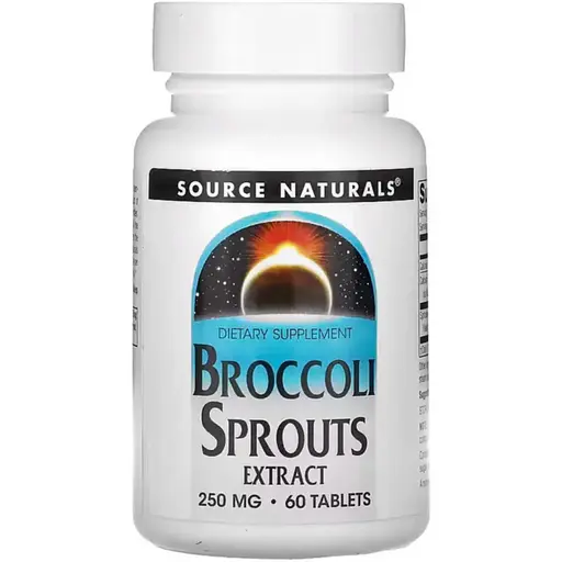 Экстракт брокколи Source Naturals Broccoli Sprouts 250 мг 60 таблеток