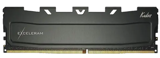 Оперативная память Exceleram 16GB DDR4 3200MHz Kudos Black (EKBLACK4163216X) - фото 1