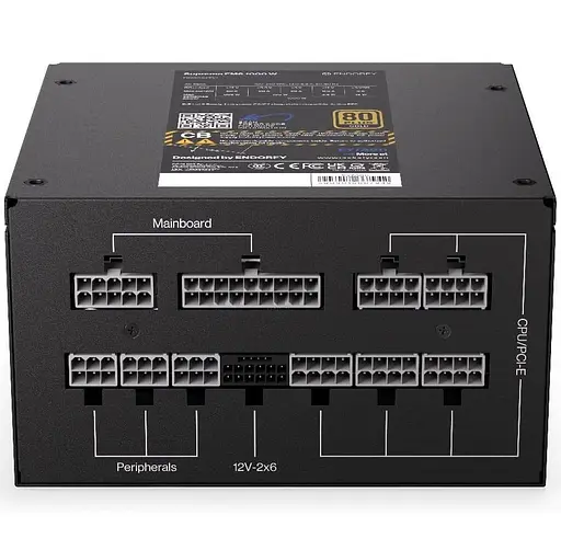Блок живлення ENDORFY Supremo FM6 1000W 80+ Gold ATX 3.1 (EY7A011) U1 - фото 10