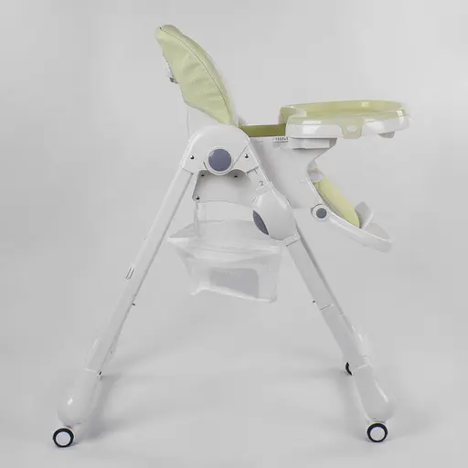 Стульчик для кормления Toti W-56077 (1) мягкий PU, мягкий вкладыш, 4 колеса, съемный столик, в коробке - фото 2