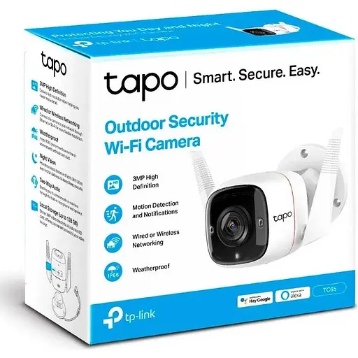 IP-камера TP-Link Tapo TC65 3MP N300 1xFE microSD outdoor - фото 5