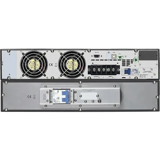 Джерело безперебійного живлення APC Easy UPS SRV 5000VA/5000W, RM 4U, LCD, USB, RS232, Hard wire in&out - фото 3