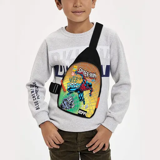 Сумка через плече дитяча Людина-павук 29х17 см сумка слінг для хлопчика (02266)