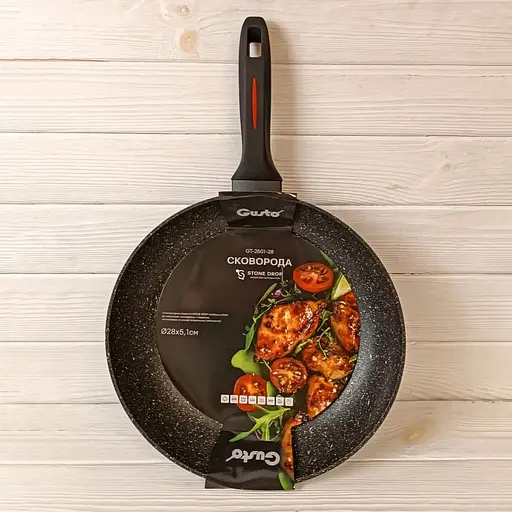 Сковорода Gusto GT-2601-24 Stone Drop 24х4.7 см (146317) - фото 3