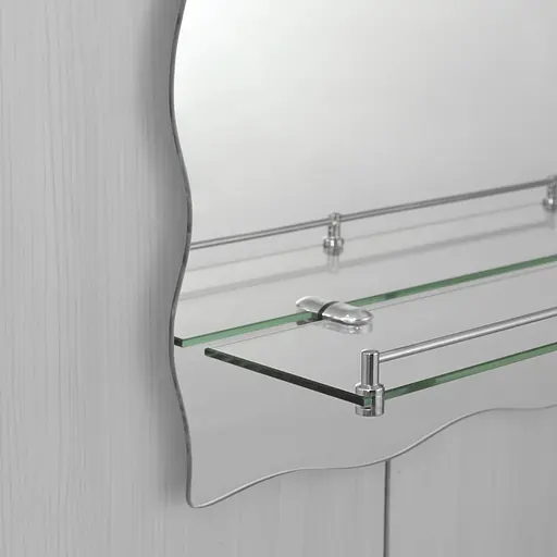 Дзеркало настінне Zerix Mirra MRZ02-600x850x105 прямокутне з дугоподібним верхом, фігурними боками ZX5620 - фото 4