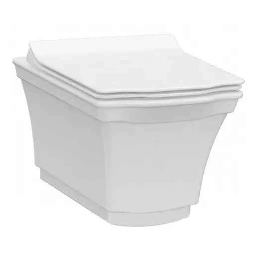 Унитаз подвесной с функцией биде Idevit Neo Classic Iderimless 3304-0615, Белый - фото 1