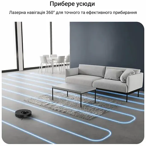 Робот-пилосос Rowenta X-Plorer Serie 85 миючий чорний (RR87C5WH) - фото 6