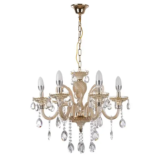 Люстра свеча Brille подвесная хрустальная E14 G (BCL-450S/6)