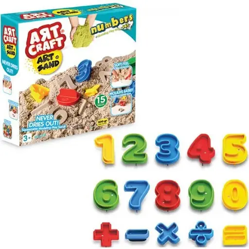 Кінетичний пісок Dede  Art Craft Цифри 500 г (3678)