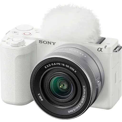 Бездзеркальний фотоапарат Sony ZV-E10 II Kit 16-50mm f3.5-5.6 OSS II White (ZVE10M2KW.CEC) [115277] - фото 2