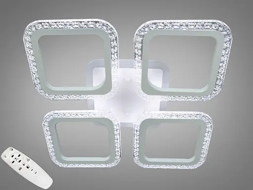 Стельова світлодіодна люстра з димером 65 Вт - фото 1