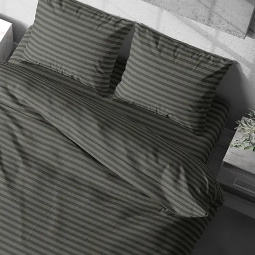 Комплект постільної білизни LeLit Євро 200х215 см бязь B-1247/2 шоколадний (le2000000341071) - фото 6