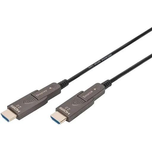 Digitus Кабель DIGITUS HDMI (M/M), 4K, AOC, 10м, черный