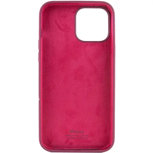 Чохол Silicone Case Full Protective (AA) для Apple iPhone 16 Pro (6.3) Бордовий / Plum - фото 2