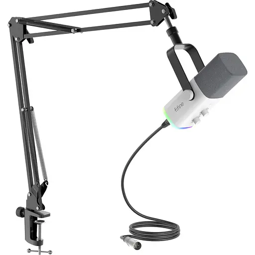 Микрофон динамический Fifine AM8TW USB/XLR White (AM8TW)
