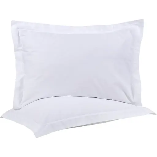 Наволочки Lotus Home Dakota Modern сатин белые 50х70 см, 2 шт. (SVT-2000022351485) - фото 1