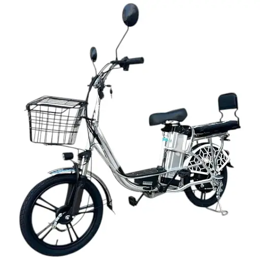 Электровелосипед Minako U18" 600W 48V 18Ah + сиденье/багажник серый