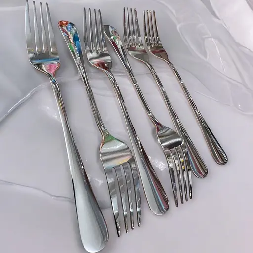 Набір столових виделок "Classic" із нержавіючої сталі (6 штук, довжина 20.5 см), Kitchen Master 86923 - фото 10