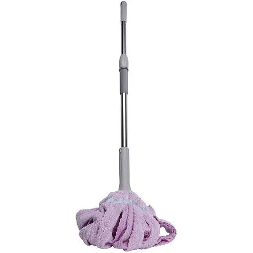 Швабра-моп веревочная для мытья пола 134 см, фиолетовый Household Cleaning Products HP-35015-13V