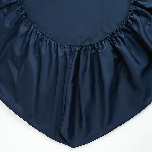 Простирадло на резинці МВМ My Home Місячне сяйво 160x200 см синє (BL-FS-18 DEEP BLUE) - фото 2