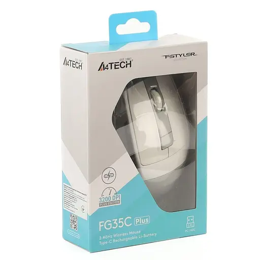 Миша A4Tech Fstyler FG35C Plus (White) USB (FG35C Plus (White)) - фото 11