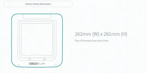 Дверца для кошек и мелких собак Sure Petcare SureFlap с микрочипом и таймером комендантского часа, совместимая с RFID-метками - фото 6