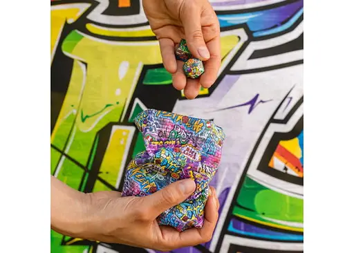Мішечок для кубиків Q-Workshop Full Art Dice Pouch Graffiti (BWSPGRAF201) - фото 3