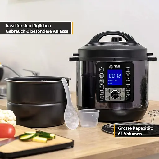 Мультиварка-скороварка FIRST Austria FA-5130-2-GR - фото 3