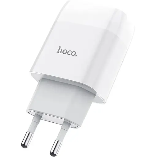 Зарядний пристрій Hoco C72A Glorious (1USB, 2.1А) White (6931474712899)
