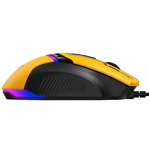 Миша GamePro GM300Y RGB USB Yellow (GM300Y) - фото 4
