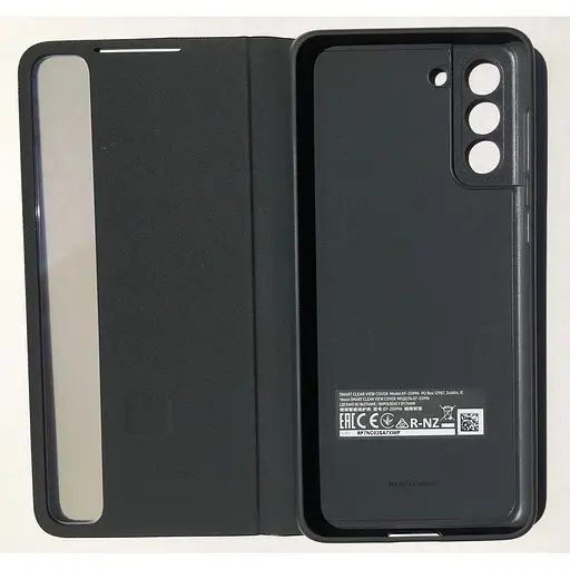 Оригінальний чохол-книжка Samsung для Galaxy S21 Black S-View Clear View Cover Smart EF-ZG991CBEGRU - фото 3