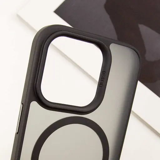 Чохол TPU+PC Blueo Skin Friendly Frosted with MagSafe для Apple iPhone 14 Pro 6.1 Чорний - фото 7
