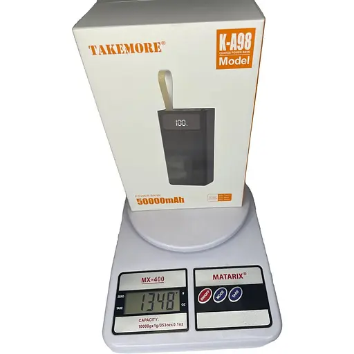 Power bank Take More 50000mAh. Универсальная мобильная батарея. Мощный польский повербанк - фото 4