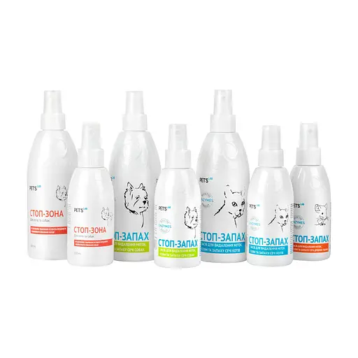 Засіб для усунення плям і запаху сечі собак Pet's Lab Стоп-запах 300 мл - фото 1