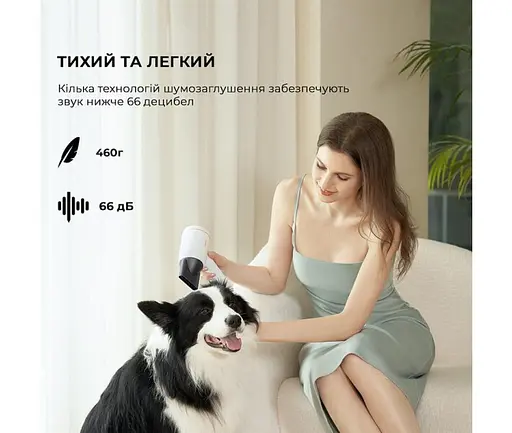 Фен Xiaomi Jimmy F7 с сенсорным экраном белый - фото 3