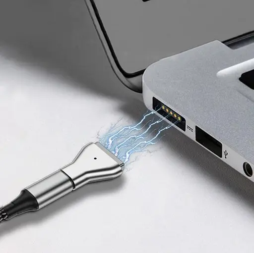 Адаптер для зарядки ноутбуков Apple MacBook переходник Type-C на magsafe2 100 W - фото 4