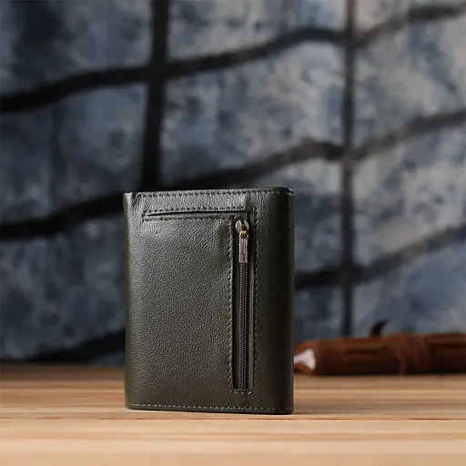 Кошелек среднего размера из натуральной кожи ST Leather 12х14х2 см acs0029695 - фото 10