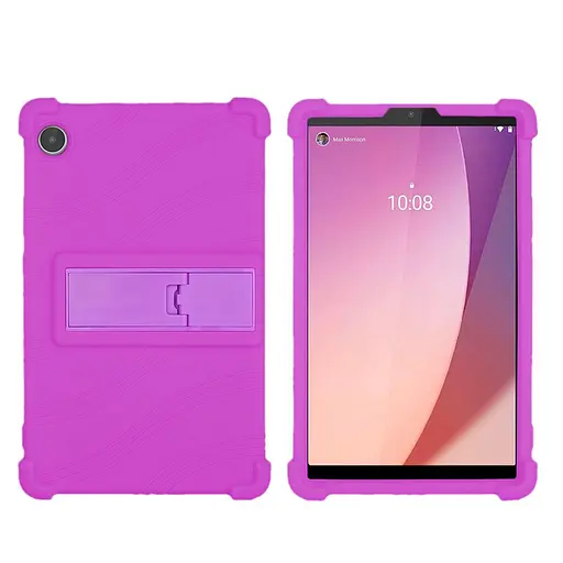 Чехол SoftGel Kids детский Lenovo Tab M8 4 Gen TB300XU TB300FU Фиолетовый - фото 2