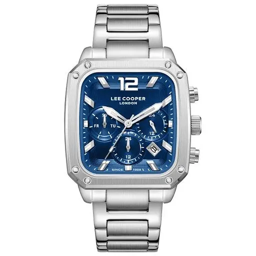 Часы мужские наручные Lee Cooper Manchester (Серебристый)