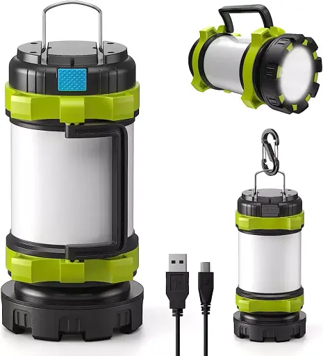 HC-260 | Багатофункціональна лампа для кемпінгу, туристичний ліхтарик з функцією зарядного пристрою | Червоне світло | 6 режимів - фото 2