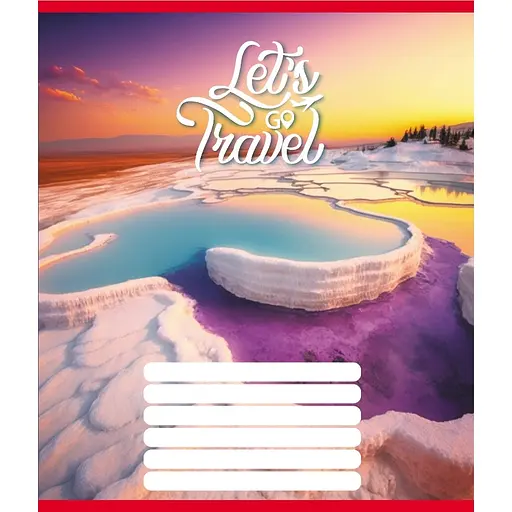 Зошит учнівський "У подорож" Leader 024-550276K-1 в клітинку, 24 аркуші - фото 1