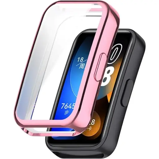 Чехол-накладка DK для Huawei Band 8 / 9 Silicone Face Case (016324) (pink rose)