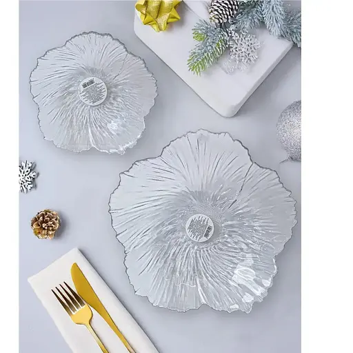 Салатник Vittora Морозный цветок VT-3152 24 см (148221) - фото 3