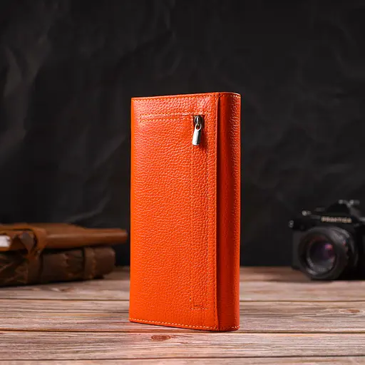 Жіночий шкіряний гаманець Canpellini 19х9.6х2 см acs0025533 - фото 7